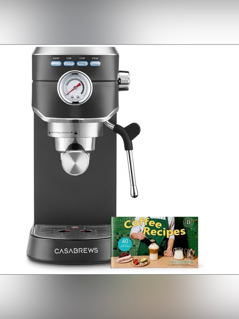 CASABREWS CM5418 Espresso Machine, Espresso Coffee Maker with Steam Wand